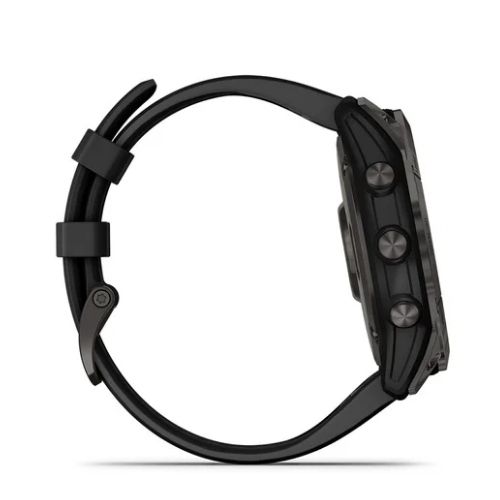 GARMIN fenix 7X Sapphire Dual Power Ti Carbon Gray DLC / Black