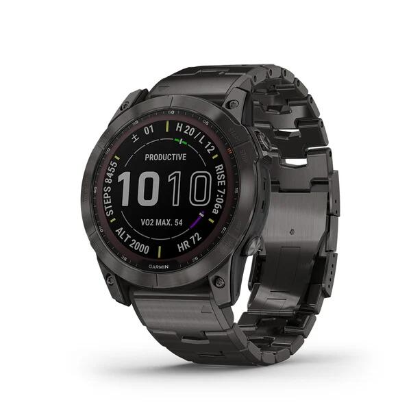 GARMIN fenix 7X Sapphire DualPower Ti Carbon GrayDLC/Carbon